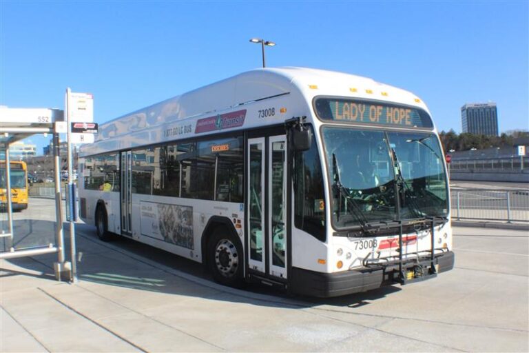 Loudoun County Transit bus at Reston Town Center Metro Station