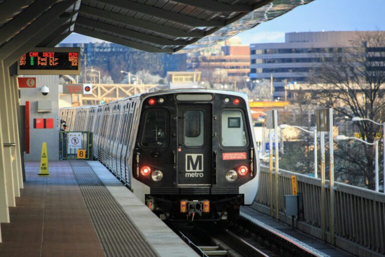 Spring Hill Metro Station serving commuters traveling from Brambleton to Northern Virginia and Washington, D.C.